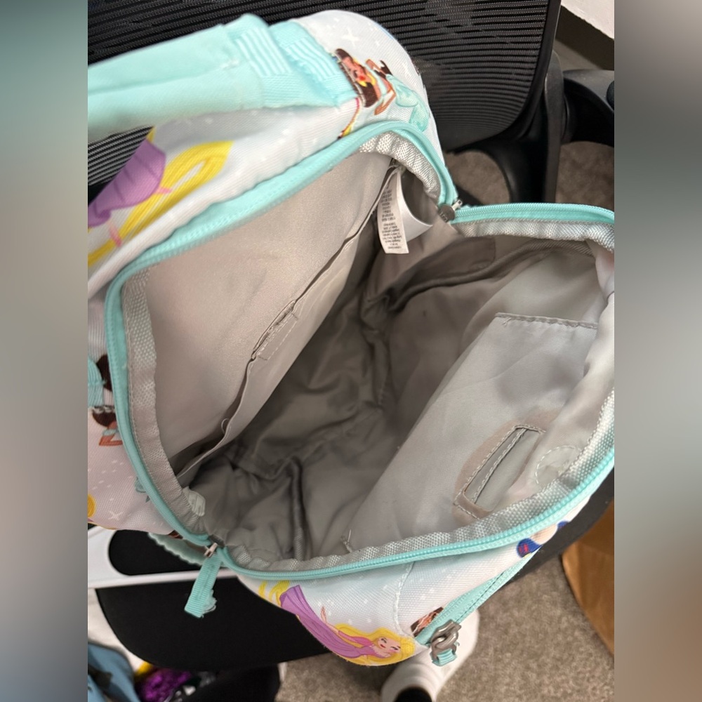 Pottery Barns Kids Mackenzie Teal Disney Princess Backpack (Gemma) - Picture 5 of 5